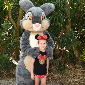 Minnie Mouse leopard tank and short outfit